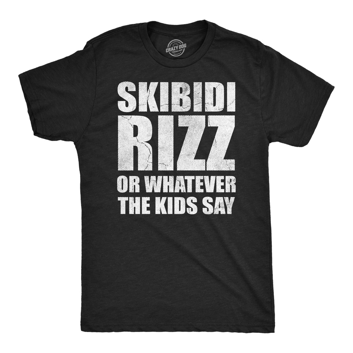 Mens Funny T Shirts Skibidi Rizz Or Whatever The Kids Say Sarcastic Graphic Novelty Tee for Men