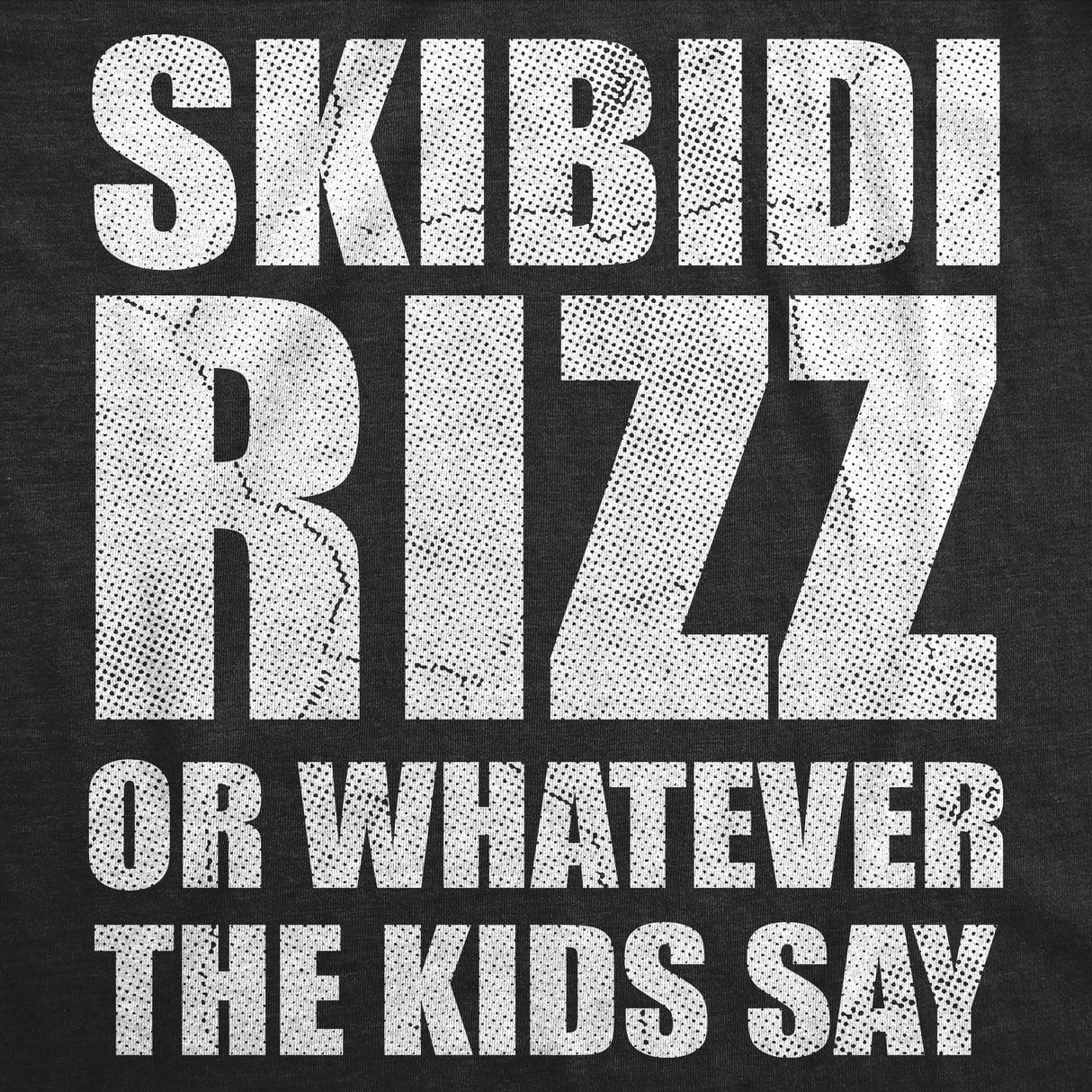 Mens Funny T Shirts Skibidi Rizz Or Whatever The Kids Say Sarcastic Graphic Novelty Tee for Men
