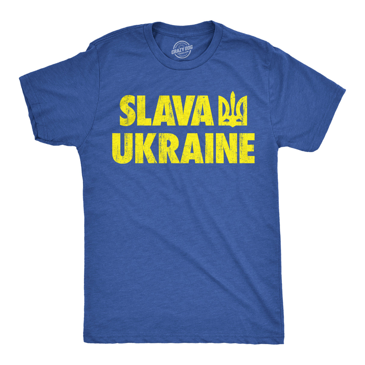 Mens Funny T Shirts Slava Ukraine Support Graphic Novelty Tee for Men
