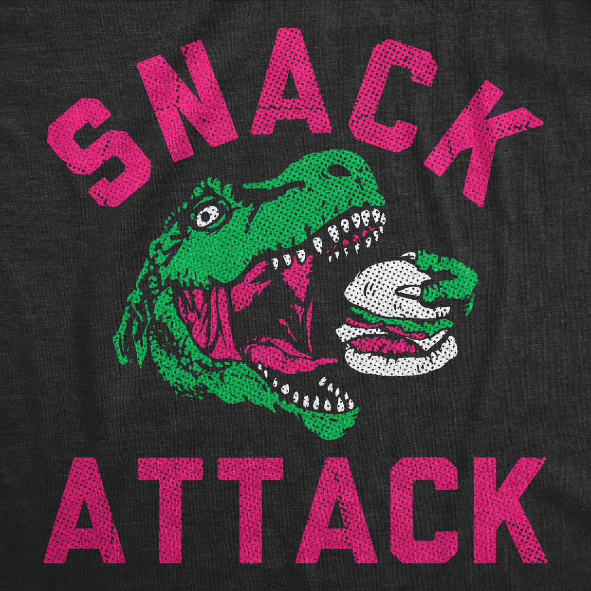 Mens Funny T Shirts Snack Attack Sarcastic T Rex Graphic Novelty Dino Tee For Men
