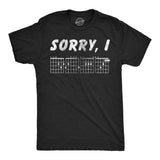 Mens Funny T Shirts Sorry I D G A F Guitar Chords Sarcastic Music Joke Graphic Tee for Men