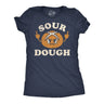 Womens Funny T Shirts Sour Dough Sarcastic Bread Graphic Novelty Tee for Ladies