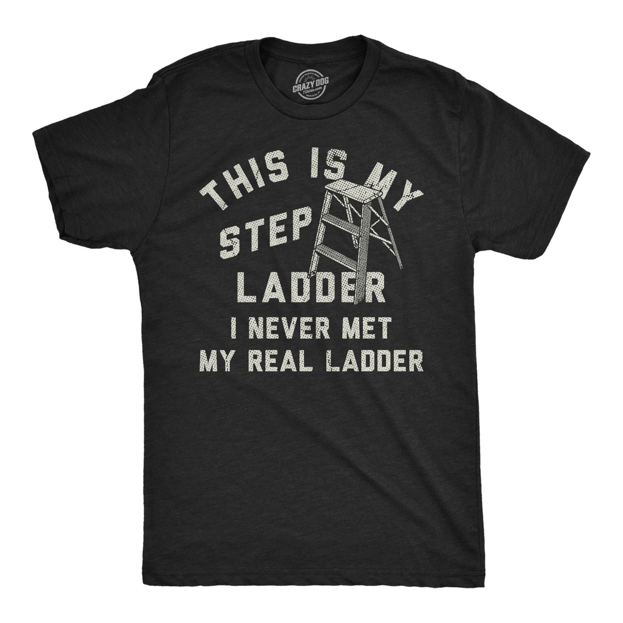 Mens Funny T Shirts This Is My Step Ladder Sarcastic Graphic Novelty Tee for Men