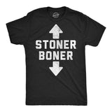 Mens Funny T Shirts Stoner Boner Sarcastic 420 Graphic Novelty Tee for Men