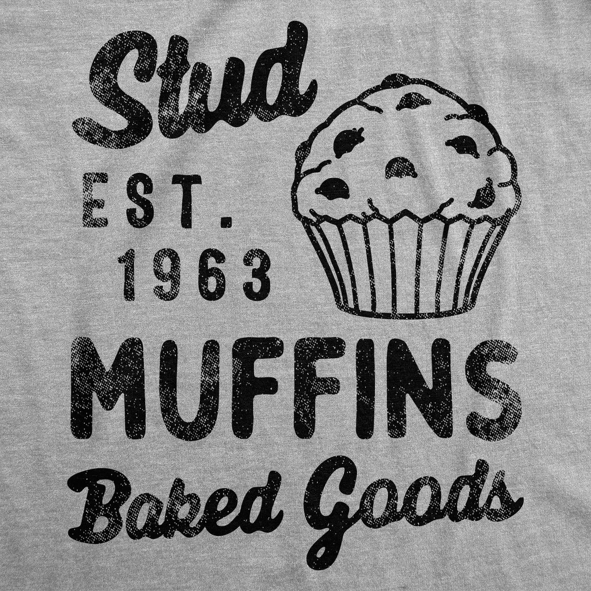 Youth Stud Muffins Baked Goods T Shirt Funny Bakery Joke Tee for Kids