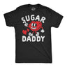 Mens Funny T Shirts Sugar Daddy Heart Valentines Day Novelty Tee for Men