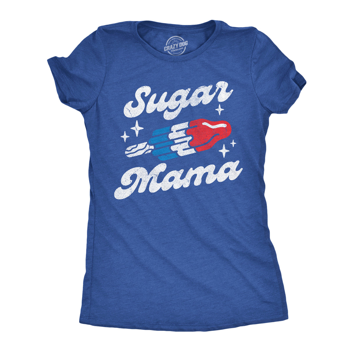 Womens Funny T Shirts Sugar Mama Popsicle Sarcastic Frozen Treat Graphic Novelty Tee for Ladies