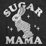Womens Funny T Shirts Sugar Mama Sarcastic Easter Bunny Graphic Novelty Tee for Ladies