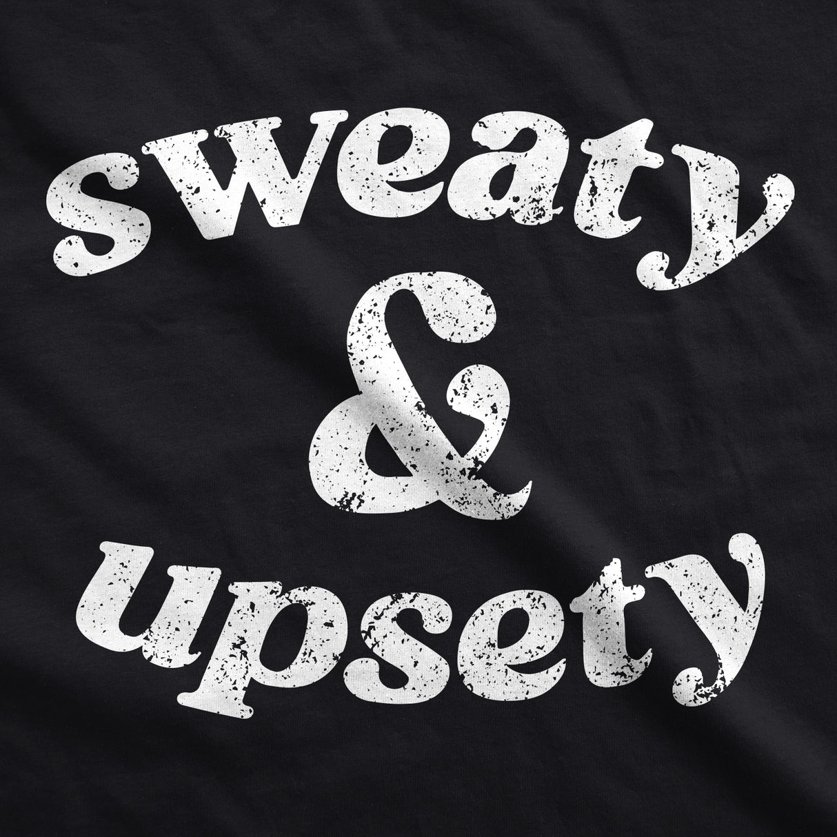 Womens Sweaty and Upsety Fitness Tank Funny Sarcastic Workout Graphic Novelty Sleeveless Tee for Ladies