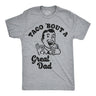 Mens Funny T Shirts Taco Bout A Great Dad Sarcastic Father's Day Tacos Graphic Novelty Tee for Men