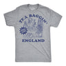 Mens Funny T Shirts Tea Baggin England Sarcastic Fourth Of July Graphic Novelty Tee for Men