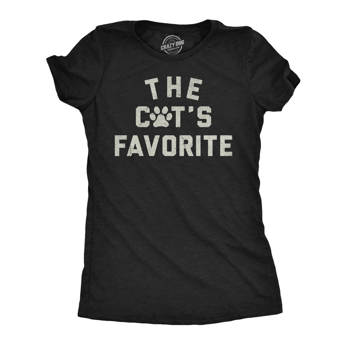 Womens Funny T Shirts The Cats Favorite Sarcastic Kitten Lovers Graphic Novelty Tee for Ladies