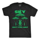 Mens Funny T Shirts The Sky Isnt The Limit Sarcastic Alien Graphic Novelty Tee for Men