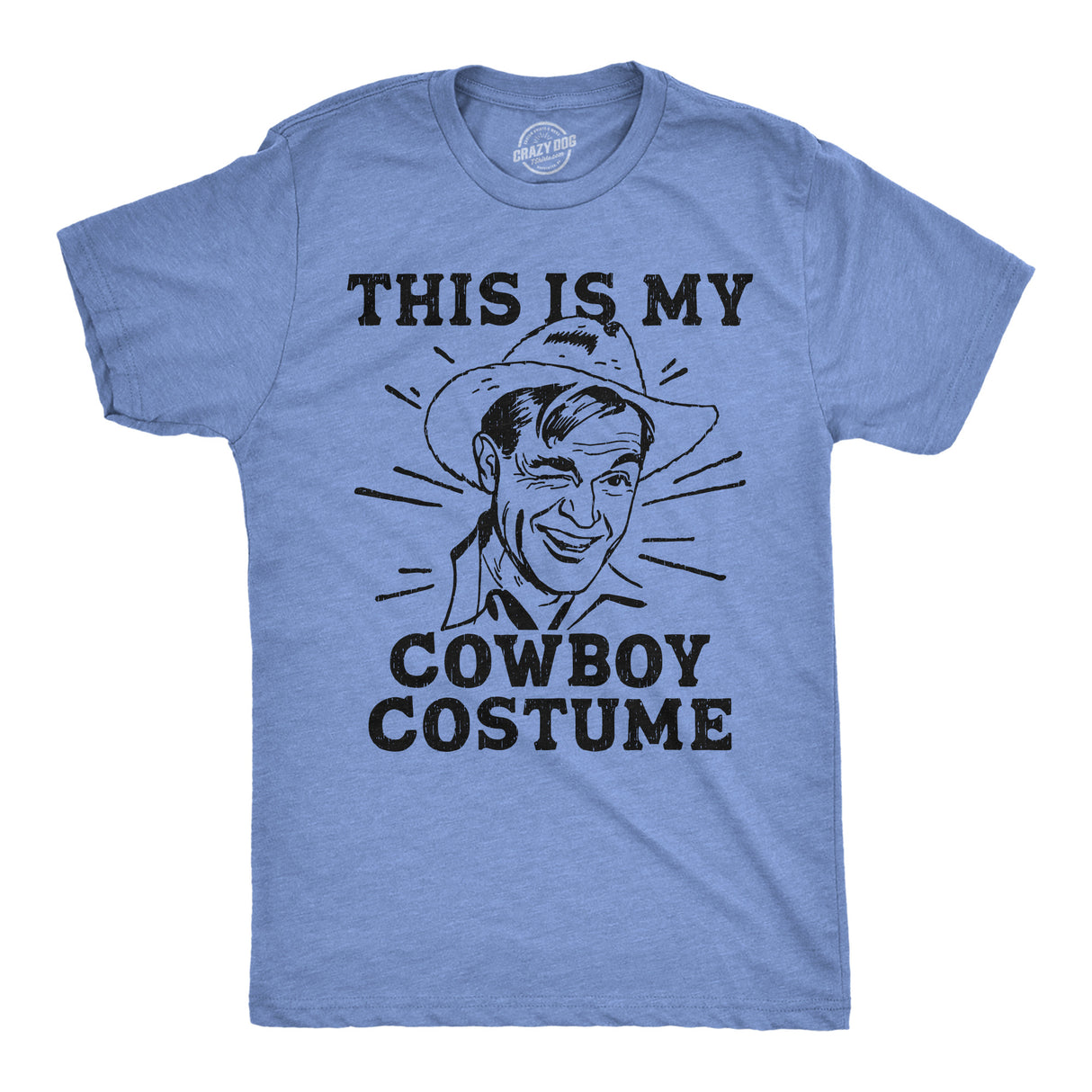 Mens Funny T Shirts This Is My Cowboy Costume Sarcastic Western Graphic Novelty Tee for Men