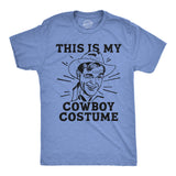 Mens Funny T Shirts This Is My Cowboy Costume Sarcastic Western Graphic Novelty Tee for Men