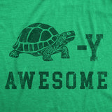 Mens Funny T Shirts Turtley Awesome Sarcastic Turtle Graphic Novelty Tee for Men