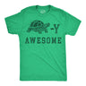 Mens Funny T Shirts Turtley Awesome Sarcastic Turtle Graphic Novelty Tee for Men