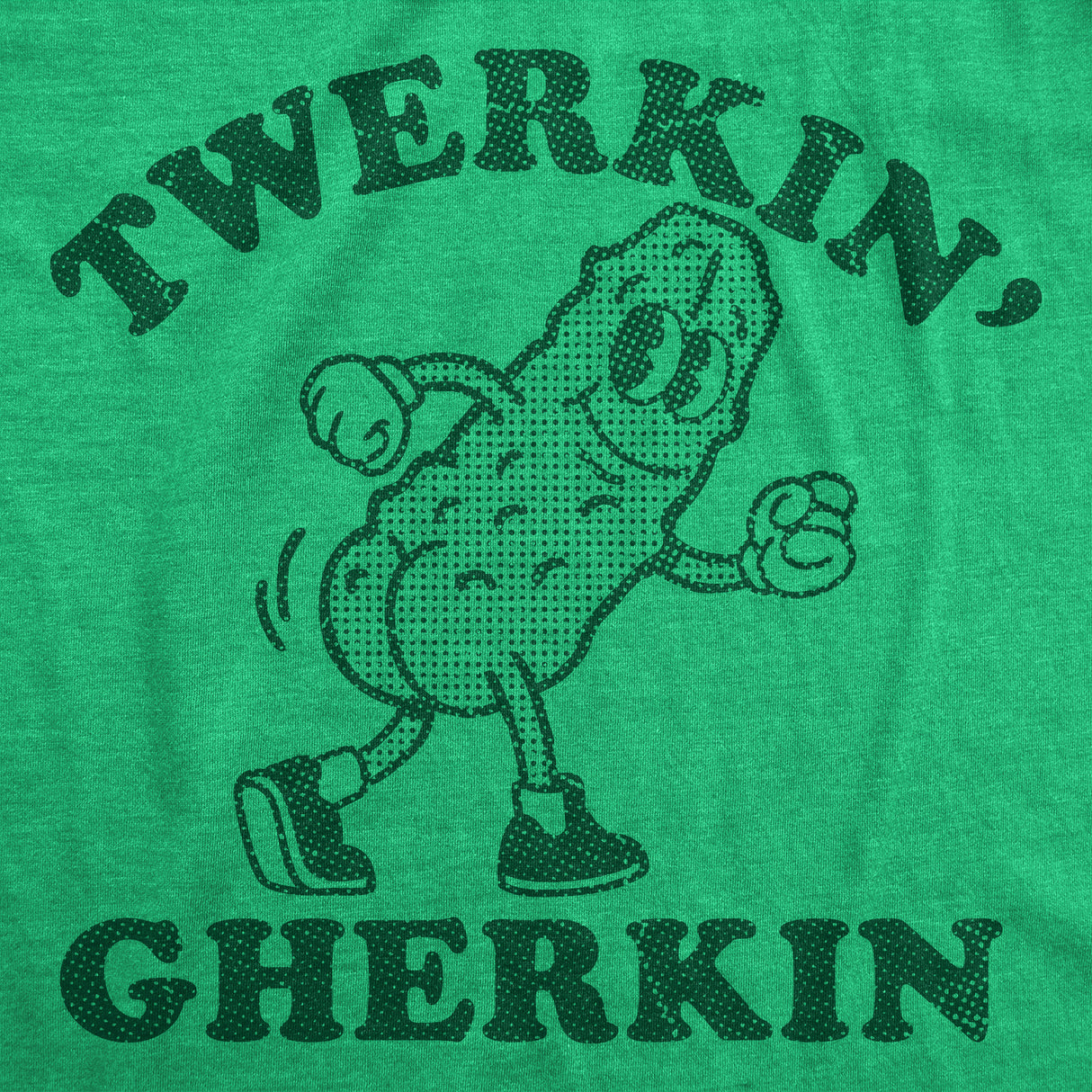 Womens Funny T Shirts Twerkin Gherkin Sarcastic Pickle Graphic Novelty Tee for Ladies