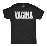 Mens Funny T Shirts Vagina Very Aggressive Gender Inclusive Narcissistic Asshole Sarcastic Novelty Tee for Men