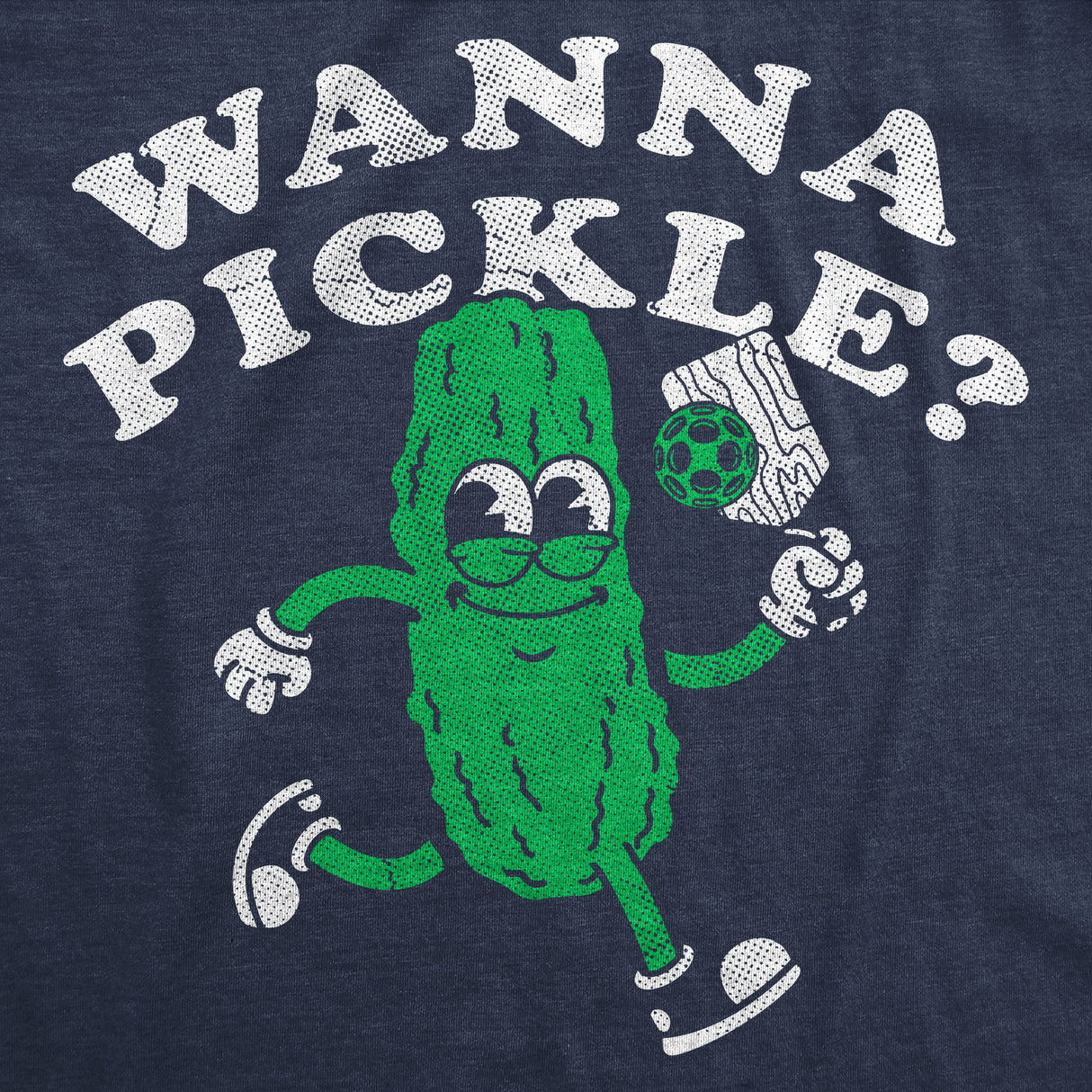 Mens Funny T Shirts Wanna Pickle Sarcastic Pickleball Graphic Novelty Tee for Men