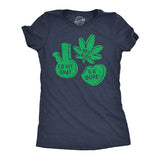 Womens Funny T Shirts Weed Candy Hearts Sarcastic 420 Graphic Novelty Tee for Ladies