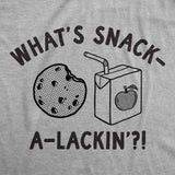 Youth Whats Snack A Lackin T Shirt Funny Snacktime Treat Tee for Kids