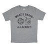 Youth Whats Snack A Lackin T Shirt Funny Snacktime Treat Tee for Kids