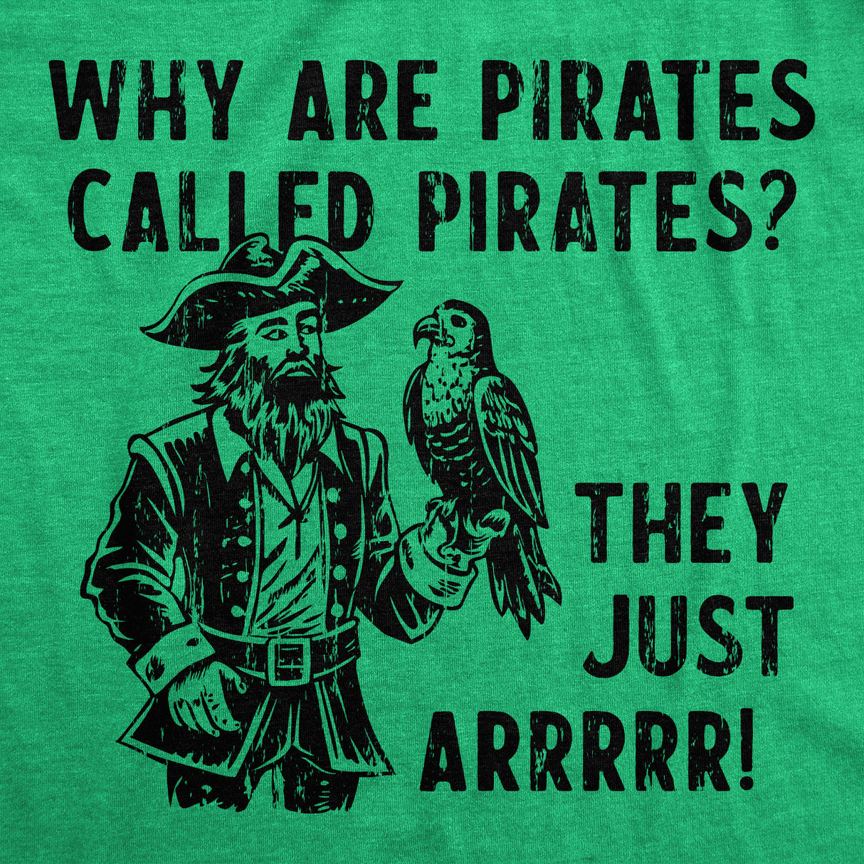 Mens Funny T Shirts Why Are Pirates Called Pirates They Just ARRRRR Sarcastic Graphic Novelty Tee for Men