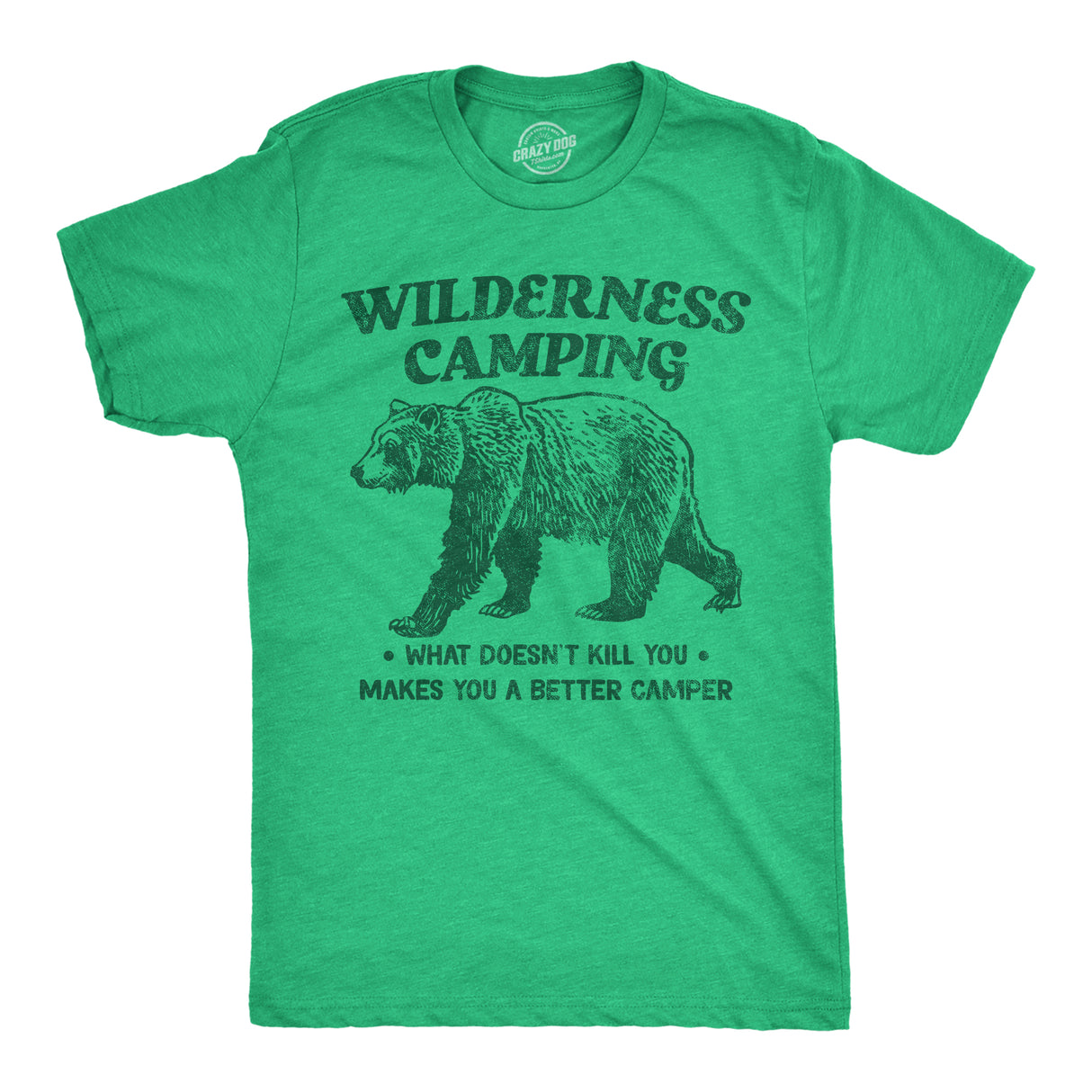 Mens Funny T Shirts Wilderness Camping Sarcastic Nature Graphic Novelty Tee for Men