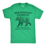 Mens Funny T Shirts Wilderness Camping Sarcastic Nature Graphic Novelty Tee for Men