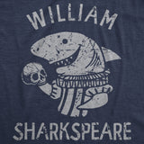 Womens William Sharkspeare T Shirt Funny Shark Week Shakespeare Joke Tee for Ladies