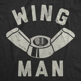 Mens Funny T Shirts Wing Man Sarcastic Hardware Graphic Novelty Tee for Men
