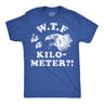 Mens Funny T Shirts WTF Is A Kilometer Sarcastic Fourth Of July Graphic Novelty Tee for Men