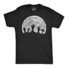 Mens Funny T Shirts Zombie Hands Moon Sarcastic Halloween Graphic Novelty Tee For Men