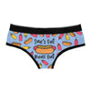 Suns Out Buns Out Womens Panties Funny Butt Joke Graphic Bikini Brief Underwear