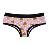 Sweet Cheeks Womens Panties Cute Cupcake Bikini Brief Graphic Underwear Ladies