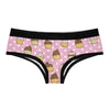 Sweet Cheeks Womens Panties Cute Cupcake Bikini Brief Graphic Underwear Ladies