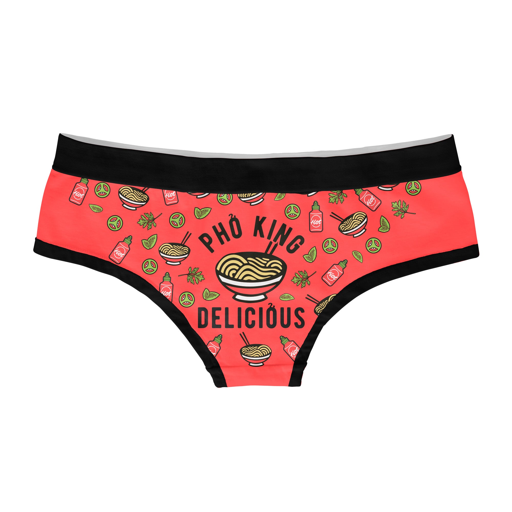 Womens Pho King Delicious Panties Funny Saying Cute Bikini Brief Graph –  Nerdy Shirts