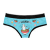 Womens Llamen Panties Funny Llama Bikini Brief Cool Graphic Design Cute Novelty Underwear