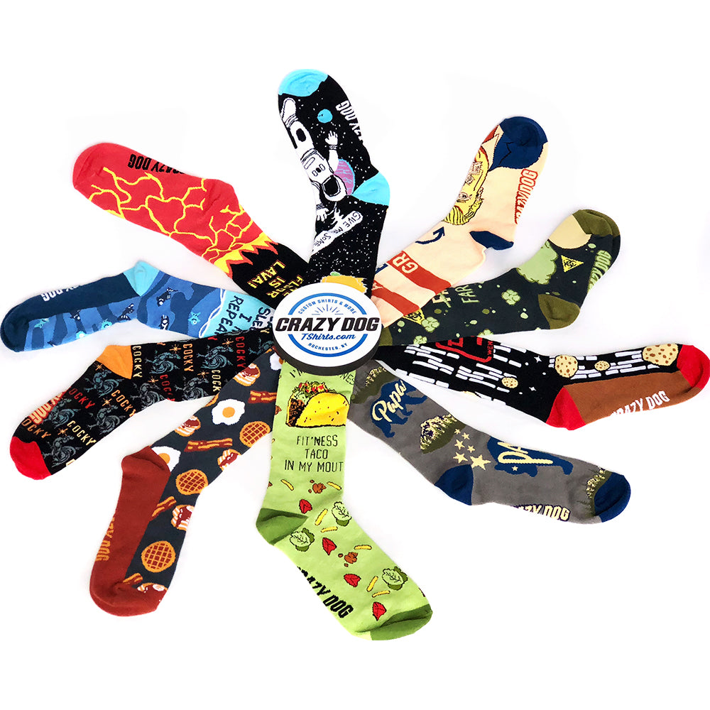 Mama and Papa Bear Sock Set Funny Mens and Womens Sock Combo For Parents