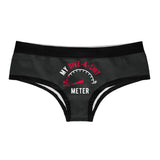 Womens Give A Shit Meter Panties Funny Sarcastic Graphic Bikini Brief Hilarious Underwear