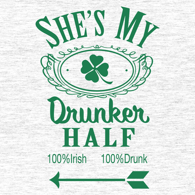 She's My Drunker Half Crew Neck Sweatshirt