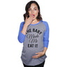 Maternity Raglan The Baby Made Me Eat It Funny Pregnancy Baseball Tee