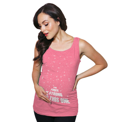 The Force Is Strong With This One Maternity Tank Top