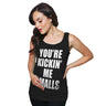 You're Kickin Me Smalls Maternity Tank Top