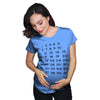 Maternity Calendar Countdown Pregnancy Tee Mark Off Baby Announcement Tshirt