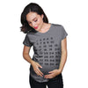 Maternity Calendar Countdown Pregnancy Tee Mark Off Baby Announcement Tshirt