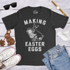 Mens Making Easter Eggs T shirt Funny Bunny Sex Offensive Novelty Tee Saying