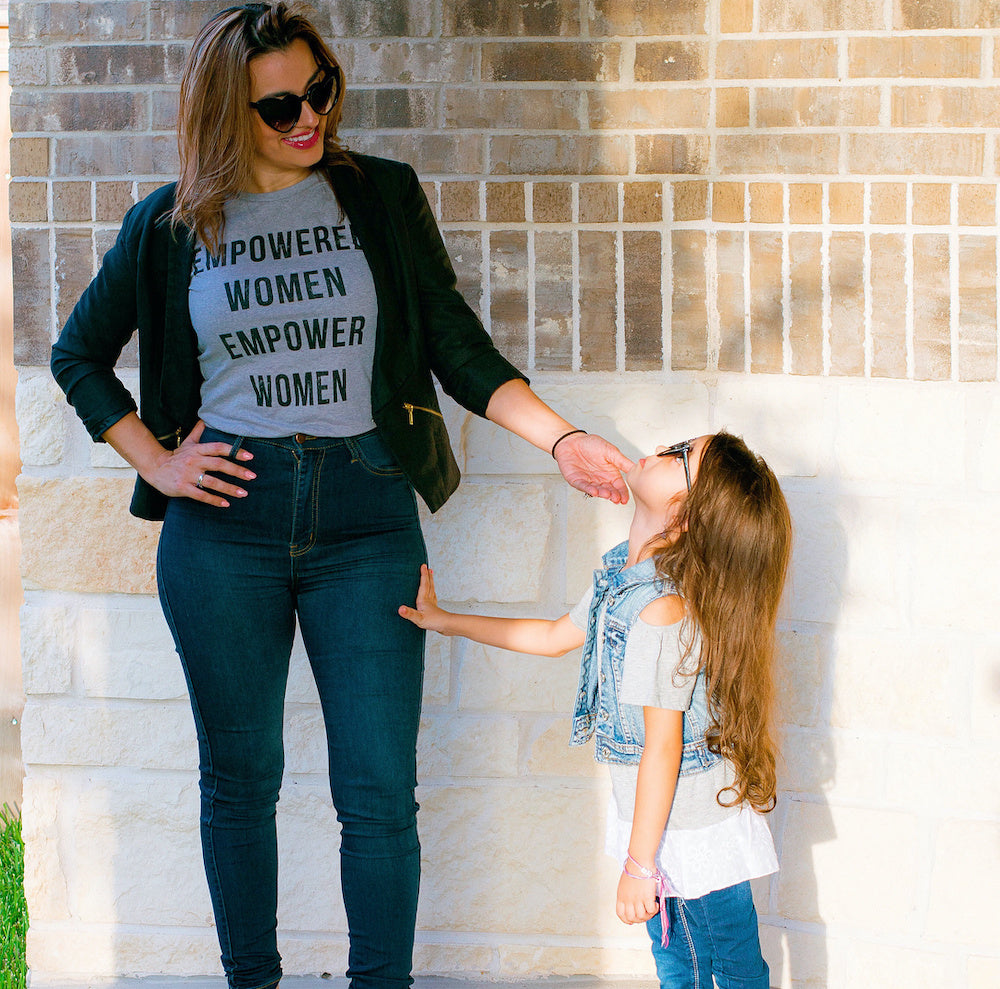 Womens Empowered Women Empower Women T-shirt Cool Lady Girl Power Feminism  Tee