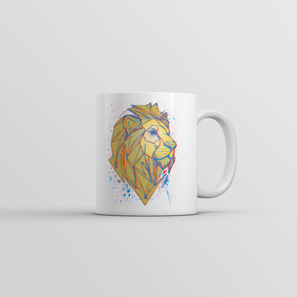 3D Lion Mug Funny Awesome Graphic Novelty Coffee Cup-11oz